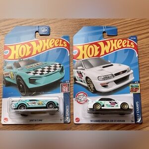 Hot Wheels Treasure Hunts (2) ‘98 Subaru Impreza 22B-STi & Rise ‘N Climb